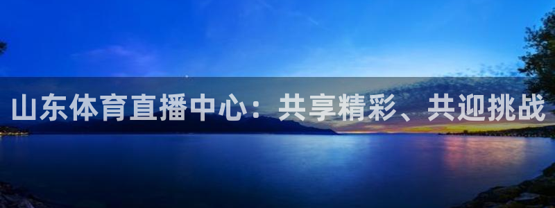 袋鼠体育直播nba：山东体育直播中心：共享精彩、共迎挑战